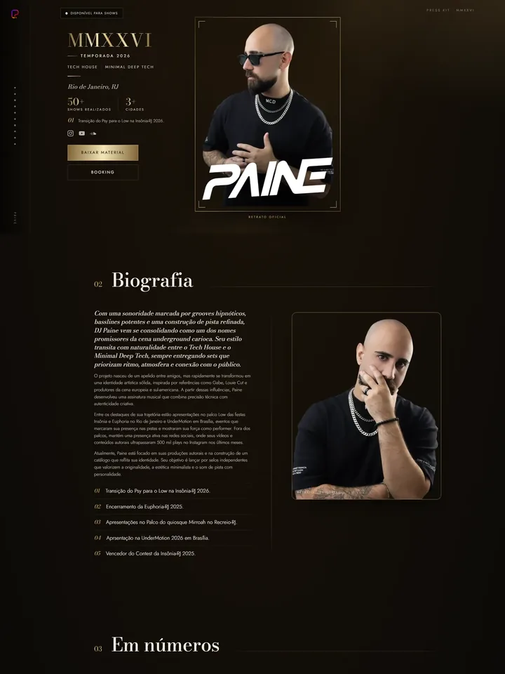 Template Privé do Presskitei